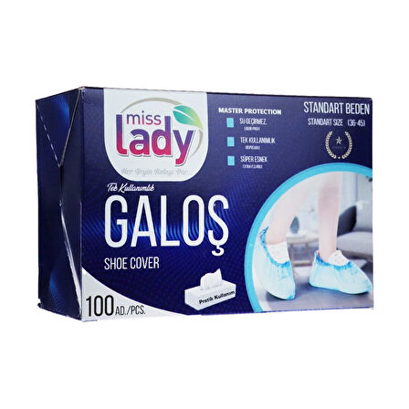 100 PARÇA  TEK KULLANIMLIK GALOŞ KUTULU PAKET-Findit