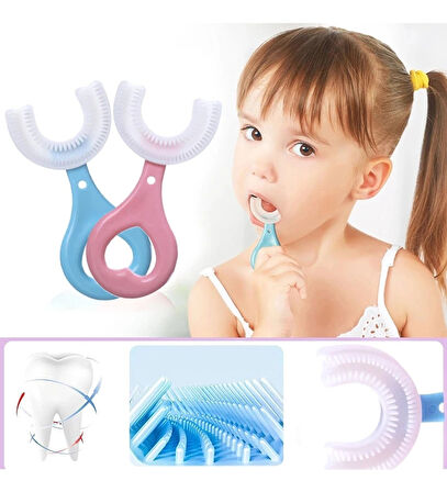 U Tipi Bebek Ağız Bakım ve Diş Fırçası-Findit