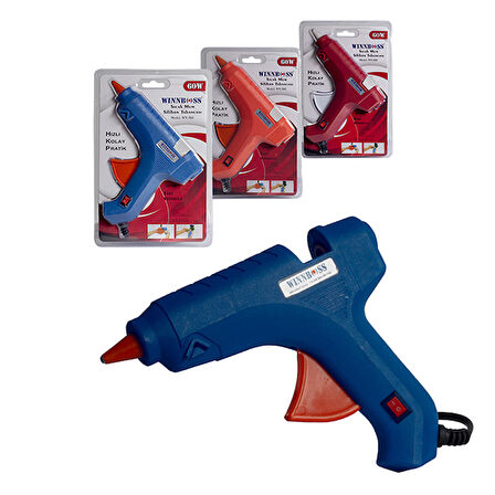 WINNBOSS WN-1162 40 WATT ANAHTARLI SICAK MUM SİLİKON TABANCASI-Findit