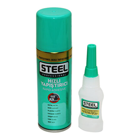STEEL CK-6361 100ML+8GR HIZLI YAPIŞTIRICI-Findit