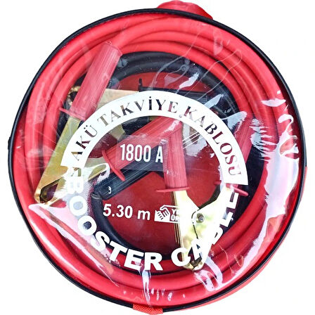 Akü Takviye Kablosu 1800 Amper Taşıma Çantalı Tır ve Kamyonlar İçin 5.3 Mt-Findit