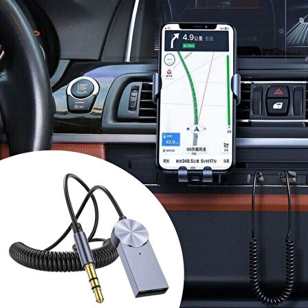 Araba için Bluetooth Aux Alıcısı Wireless Araç Kiti-Findit