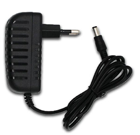 24 VOLT - 2 AMPER 5.5*2.5 UÇLU PLASTİK KASA PRİZ TİPİ ADAPTÖR-Findit