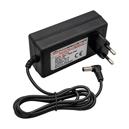 24 VOLT - 2 AMPER 5.5*2.5 UÇLU PLASTİK KASA PRİZ TİPİ ADAPTÖR-Findit