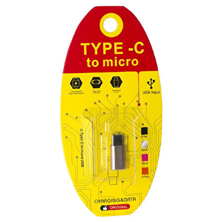 MICRO USB TO TYPE-C ÇEVİRİCİ OTG APARAT-Findit