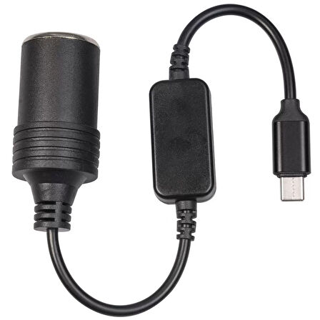 TYPE-C 5 VOLT TO 12 VOLT ÇAKMAK FİŞ ÇEVİRİCİ-Findit