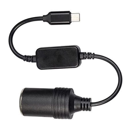 TYPE-C 5 VOLT TO 12 VOLT ÇAKMAK FİŞ ÇEVİRİCİ-Findit