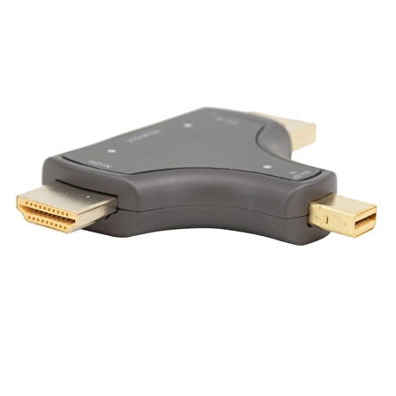 MINI DP+DP+HDMI TO HDMI 4K ÇEVİRİCİ-Findit