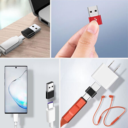 USB&amp;#39;den TYPE-C &amp;#39;ye Dönüştürücü Adaptör Veri Aktarımı Sağlayıcı Şarj Data Çevirici-Findit