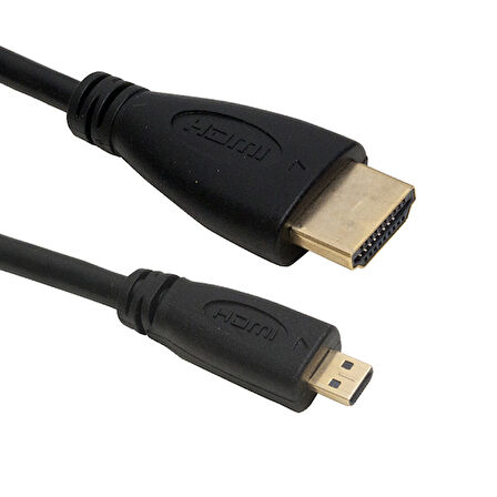HDMI ERKEK MİCRO HDMI ERKEK GOLD 1,5 METRE KABLO-Findit