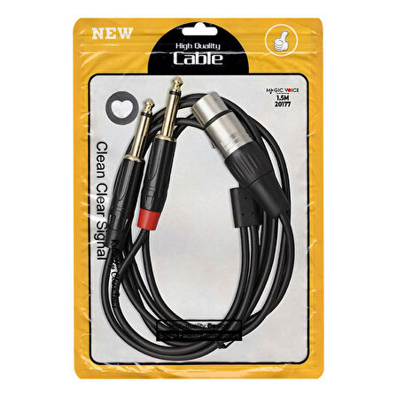 LD369A CANON ERKEK+ 6.3 MONO ERKEK 1.5 METRE KABLO-Findit