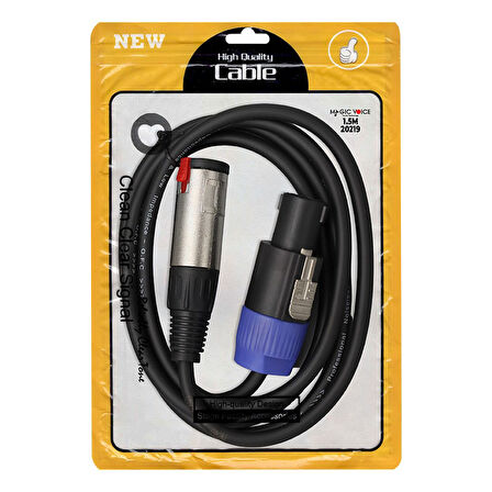 LD384 SPECON ERKEK - CANON DİŞİ ÇEVİRİCİ KABLO 1.5 METRE-Findit
