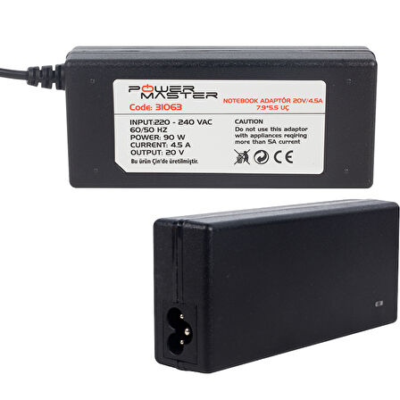NOTEBOOK ADAPTÖR SL-NBA86 IBM 20V/4.5A 7.9*5.5 UÇ-Findit