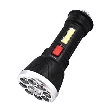 CL-W09 9+1 LEDLİ + MİNİ DİSKO TOPLU ŞARJLI EL FENERİ-Findit