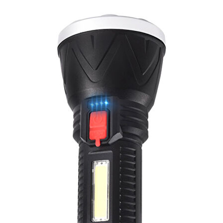 CL-W09 9+1 LEDLİ + MİNİ DİSKO TOPLU ŞARJLI EL FENERİ-Findit
