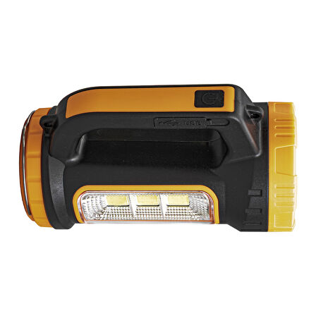 ÇOK FONKSİYONLU ŞARJLI IŞILDAK EL FENERİ 3W+15W-Findit