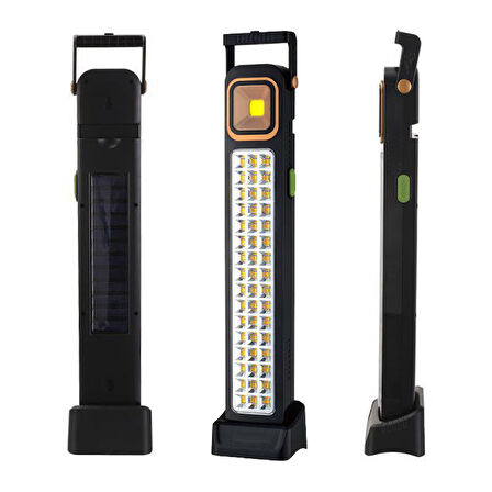 PREMIO PR-3838 2 WATT COB LED + 48 LEDLİ SOLAR ŞARJLI IŞILDAK-Findit