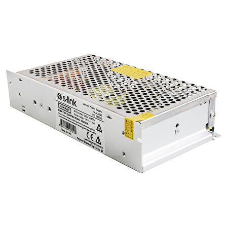 S-LINK SL-KA200 12 VOLT - 15 AMPER - 195 WATT METAL KASA ADAPTÖR-Findit