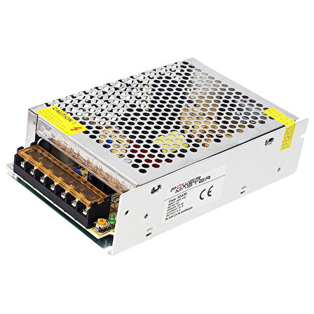 5 VOLT-10 AMPER-50 WATT METAL KALIN KASA ADAPTÖR  (P10 PANEL ADAPTÖRÜ)-Findit
