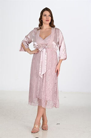 2'li Pudra Sabahlık Takımı Bigsize 6220