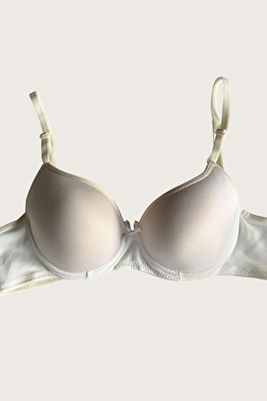 Mikro Kumaş İçi Boş Balenli Günlük Tek Desteksiz Sütyen
