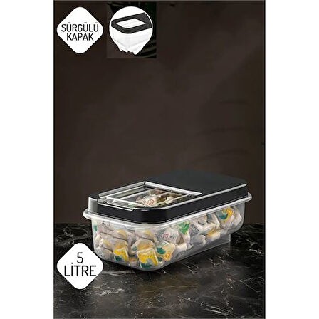 Modacar Reagan Tablet ve Deterjan Saklama Kutusu 5 lt ANTRASİT