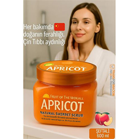 Profesyonel Şeftali Doğal Peeling - Tüm Vücut Scrub 600 ml