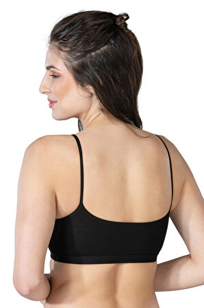 SİYAH 1425 Modal Cotton Pedli Büstiyer