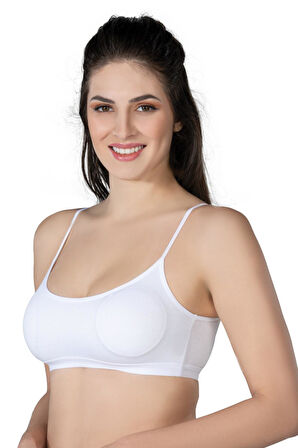BEYAZ 1425 Modal Cotton Pedli Büstiyer