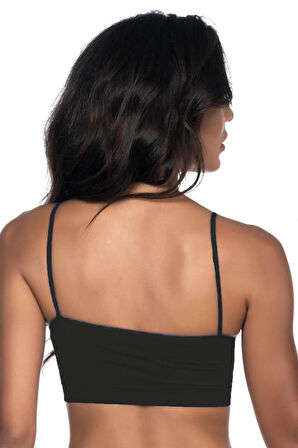 SİYAH 4003 Soft İp Askı Büstiyer