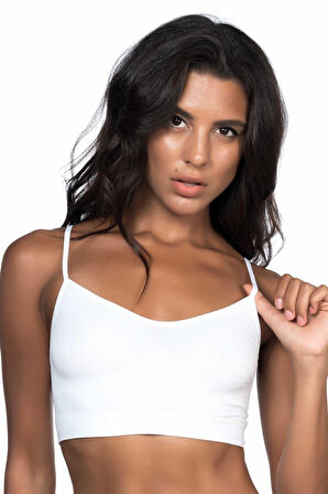 BEYAZ 4003 Soft İp Askı Büstiyer
