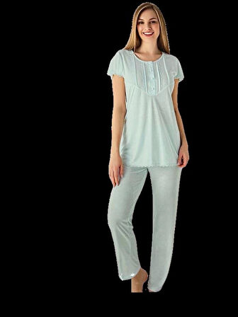 Kadın Pijama Takım 23404 Yeşil