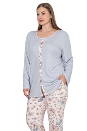 DESENLİ MELİSA PİJAMA TAKIMI