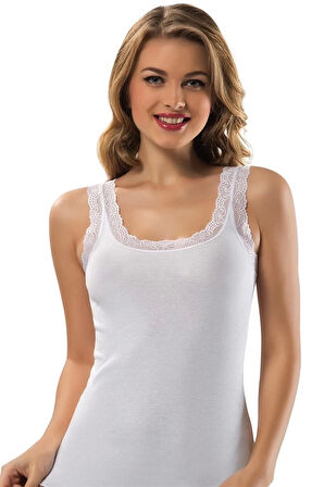 Kadın Dantelli Atlet 2232