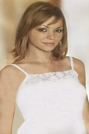 Dar Dantel İp Askılı Ten B607