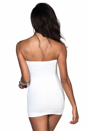 BEYAZ 5005 Soft Desenli Straplez Atlet