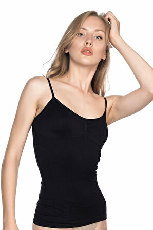 SİYAH 5011 Soft Ripli Atlet