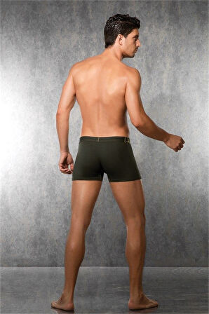 Koyu Yeşil Boxer Erkek Yazılı 1766