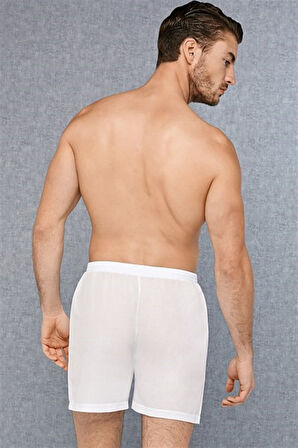 Erkek Pamuk Astarlı Uzun Bol Paça Boxer 1525