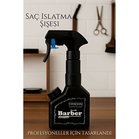 Berber Kuaför Saç Islatma Şişesi 500 ml Valf Sistemli, Geniş Alanlı Sis Püskürtme | Tek Sıkışta Maksimum Etki