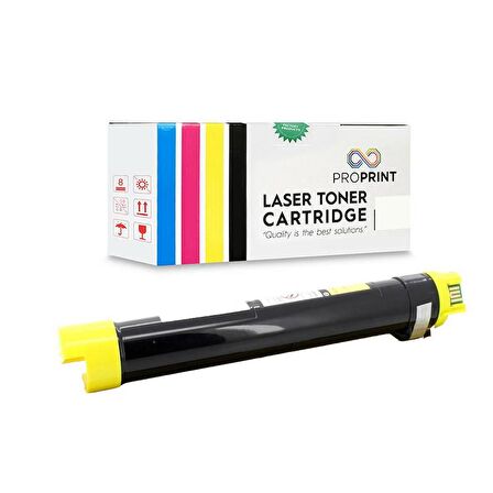 Proprint Xerox 7525-006R01518 Sarı Muadil Fotokopi Toner-7525