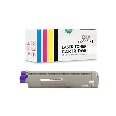 Proprint Oki MC853-45862846 Kırmızı Muadil Toner - MC853dnw