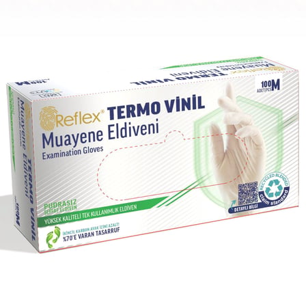 Flex Termovinil Muayene Eldiveni M 100'lü 2 ADET