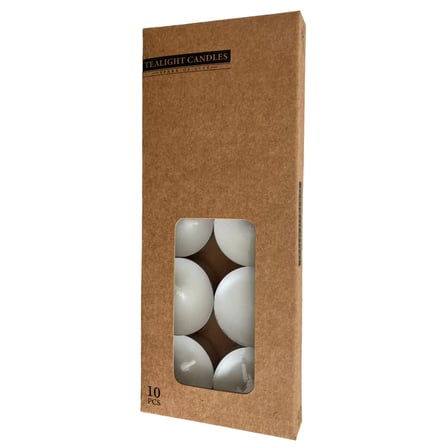 Mumsan Tealight Renkli Mum Kraft Paket 10'lu 3 ADET