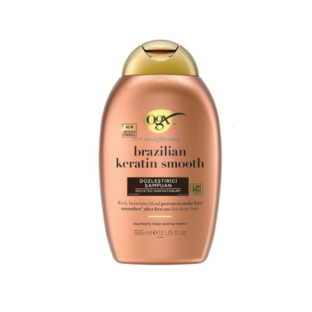 OGX Düzleştirici Brazilian Keratin Smooth Şampuan 385 Ml 5 ADET