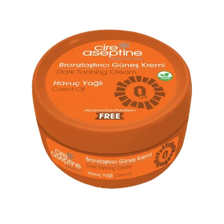 Cire Aseptine Bronzlaştırıcı Havuçlu Güneş Yağı 0 SPF 200 Ml