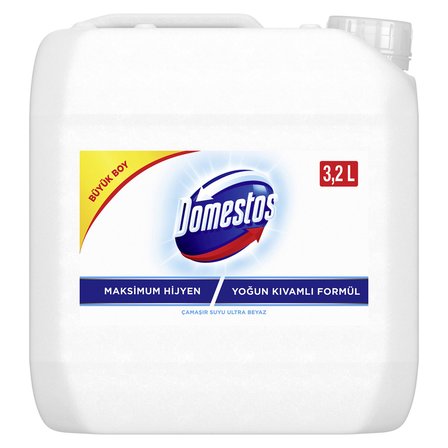 Domestos Yoğun Kıvamlı Çamaşır Suyu Ultra Beyaz Maksimum Hijyen Büyük Boy 3240 Ml 3 ADET