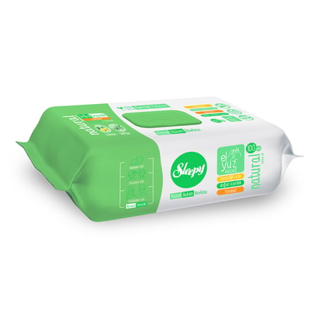Sleepy Natural Kişisel Bakım Havlusu 100'lü 3 ADET