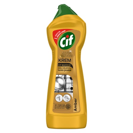 Cif Krem Altın Işıltısı Yüzey Temizleyici Amber750 Ml