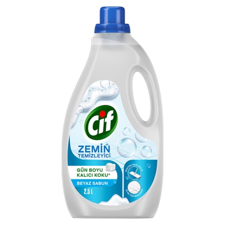 Cif Zemin Temizleyici Beyaz Sabun 2500 Ml